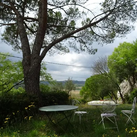 Villa Mas En Pierres Seches Avec Piscine à Lussan  Extérieur photo