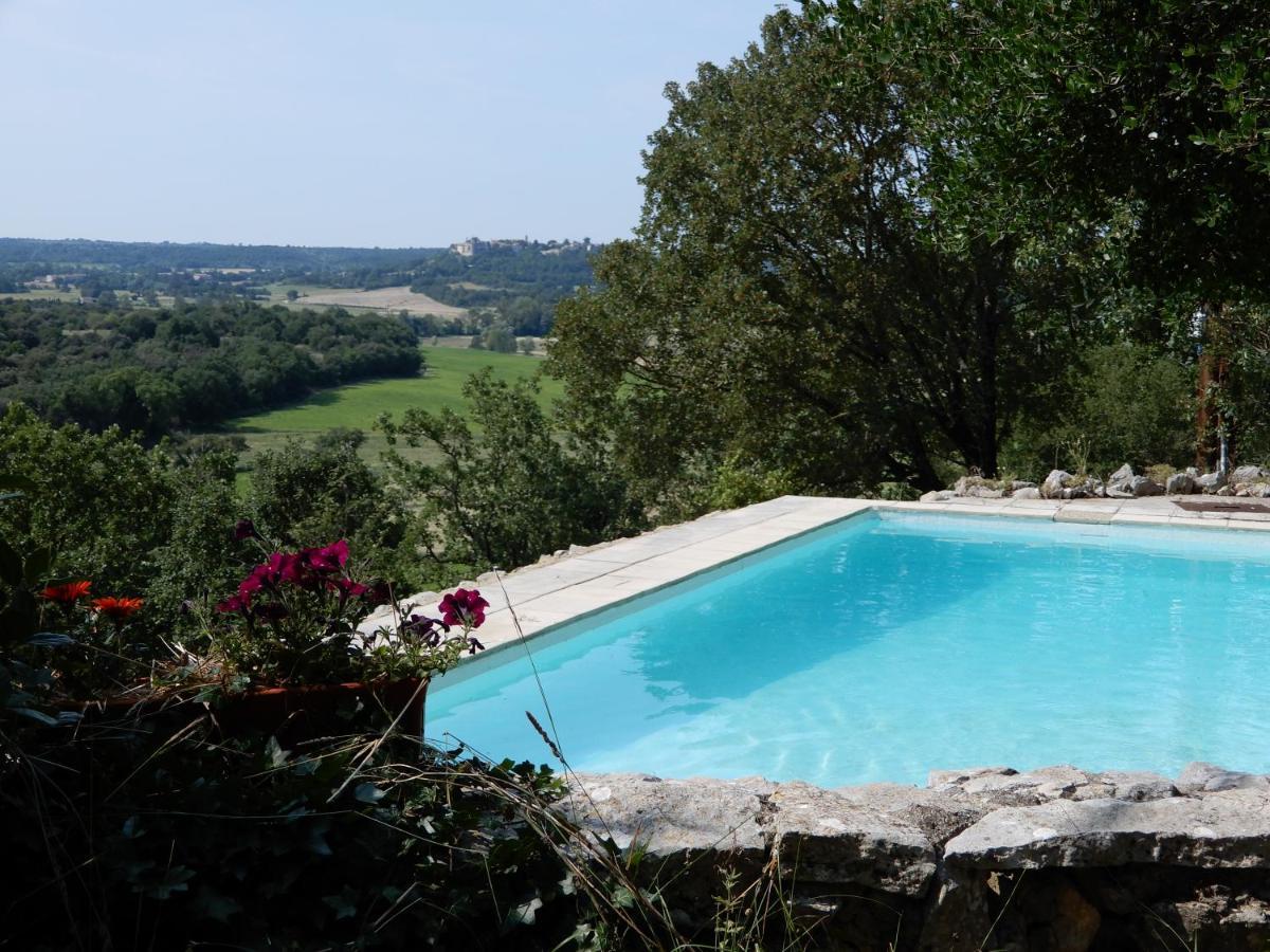 Mas En Pierres Seches Avec Piscine Lussan (Gard)